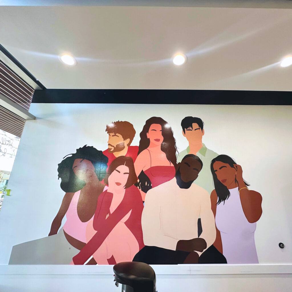 Storefront signage Phoenix Hello Sugar business signs Arizona Rising Sign